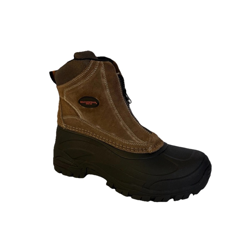 Men’s 9M Weatherproof  Thinsulate Taupe Greg Waterproof Shell Suede Boots Winter